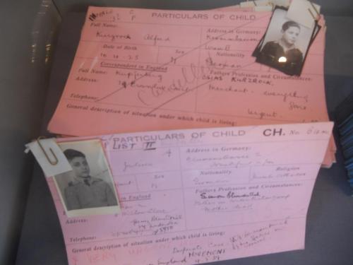 FREEDOM PASS: Two documents for children to travel - tragically, the top one is marked Cancelled